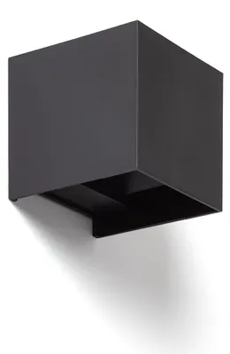 Produktbild von LED Wandleuchte für Außenbereich Dimmbar 6W Doppelseitige Beleuchtung Eros Schwarz