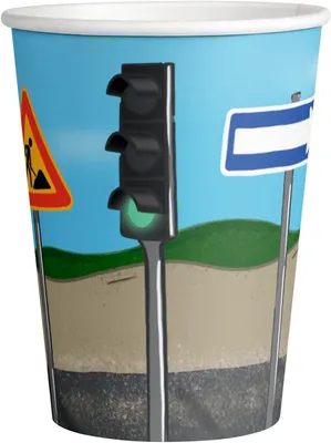 Produktbild von Amcan Geburtstagspartybecher aus Papier, 250 ml, 8 Stück