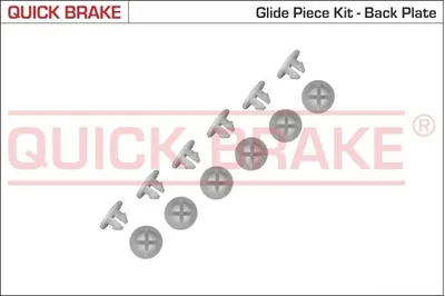Obrázek produktu pro Sada příslušenství, brzdové čelisti QUICK BRAKE 6859K