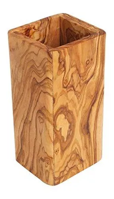 Halter für Kochlöffel aus Olivenholz, 16 x 8 cm