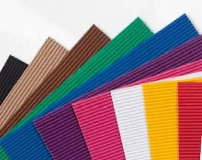 Produktbild von Farbige Wellpappe 25x35cm 10 Blatt