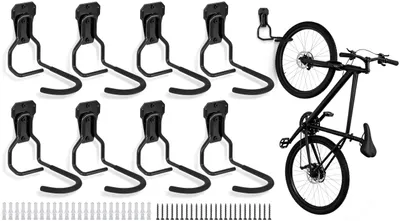 Productafbeelding van Fietshangrekken, Set van 8 voor Wandmontage tot 35 kg
