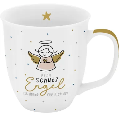Zdjęcie produktu dla Sheepworld 74412, Pojedyńczy, 0,4 l, Złoto, Biały, Porcelana, Filiżanka, Uniwersalne