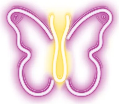 Image de Néon LED signe lumière USB LED Accueil enseigne lumineuse veilleuse papillon-rose
