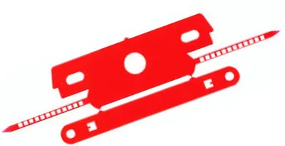 Produktbild von Abhefter + Deckschiene VE=100 Stück rot