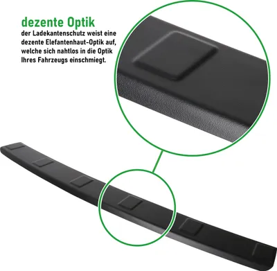 Image de Protection de seuil de chargement en ABS compatible avec la Toyota RAV4 5e génération | Années de construction à partir de 2018>