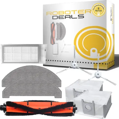 Image de Kit d'accessoires pour aspirateur ROIDMI EVE Plus (2 sacs à poussière, 1 filtre, 2 brosses latérales, 1 brosse principale, 2 tampons)