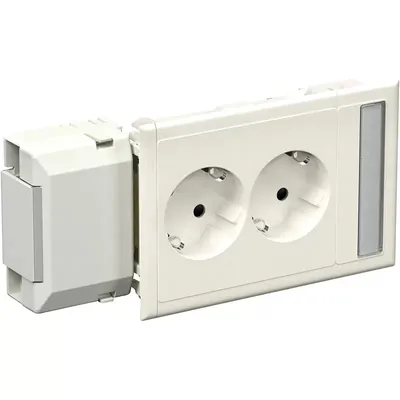 Produktbild von Schneider Electric Doppelsteckdose 5940021