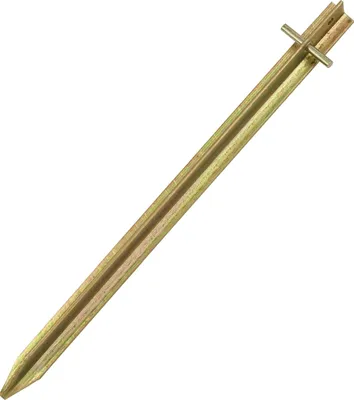 Zdjęcie produktu dla Stalowe szpilki Moritz o profilu T 40 cm stabilne szpilki do namiotu odporne na burze szpilki do namiotu kempingowego kotwa do podłoża kotwa do namiotu