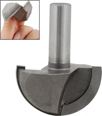 Obrázek produktu pro INF 1/4" frézovací bit s kulatým nosem se stopkou - průměr 25,4 mm