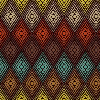 Image de OUTDOOR DECOSTOFFS OXFORD - Motif points géométriques