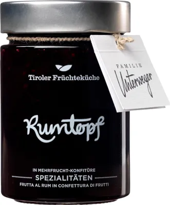 Produktbild von TFK Konfitüre Rumtopf 420g von Unterweger Konfitüren UWE