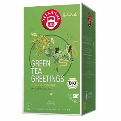 Zdjęcie produktu dla TEEKANNELuxury Cup Zielona Herbata PozdrowieniaTee 25 porcji