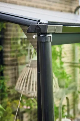Produktbild von Fallrohr Halls Qube Lean-to 180 cm schwarz