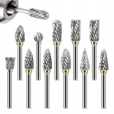 Produktbild von Dremel Rotationsfräser Set Wolframkarbid Doppelanschliff Holzbearbeitung