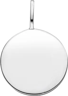 Produktbild von Anhänger Gravur Gravurplatte rund 925 Sterling Silber