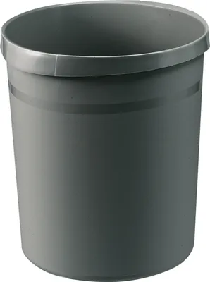 Obrázek produktu pro HAN Papierkorb 18 Liter dunkelgrau rund Kunststoff