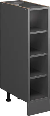 Produktbild von Vicco Küchenregal R-Line, 20 cm ohne Arbeitsplatte, Anthrazit/Anthrazit