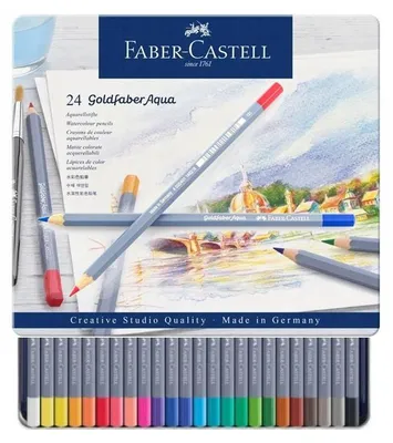 Produktbild von Faber-Castell Goldfaber Aqua, Weich, Mehrfarbig, 24 Stück(e)