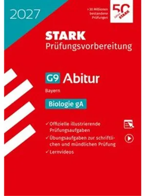Produktbild von STARK Biologie gA - Abitur 2027 Bayern - Prüfungsvorbereitung
