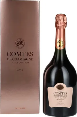 Produktbild von Taittinger COMTES DE CHAMPAGNE Rosé 2012 12,5% Vol. 0,75l in Geschenkbox