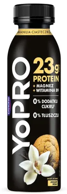 Obrázek produktu pro Danone YoPRO Pítelný jogurt vanilka – sušenka 270 g