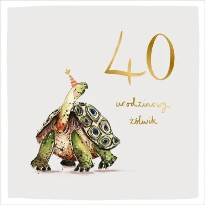 Produktbild von Grußkarte zum 40. Geburtstag – AbCard