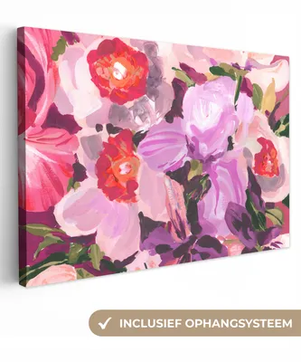 Zdjęcie produktu dla OneMillionCanvasses® - Obraz na płótnie - Canvas Wall Art - Różowy - Orchidea - Kwiaty - Botaniczny - 150x100cm - Fotografia na płótnie