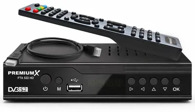 Produktbild von PremiumX FTA 522 HD Digital SAT Receiver DVB-S2 HDMI SCART USB 12V FullHD