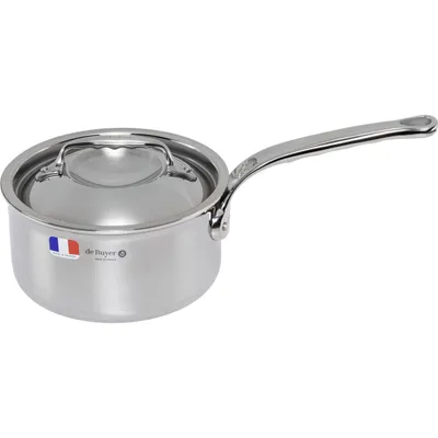 Produktbild von De Buyer Affinity Kasserolle Edelstahl mit Deckel 16 cm
