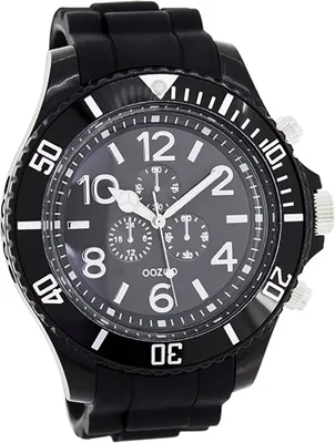 Produktbild von Oozoo Damen-Herren Uhr Analog Quarzuhr Armband schwarz Vintage Series D2UOC4829A