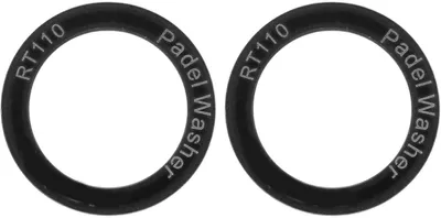 Produktbild von Fahrradpedal Unterlegscheiben, Titanlegierung, 2 Stück, schwarz, für Rennräder