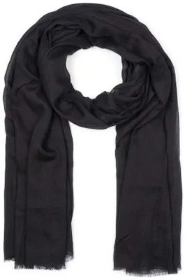 Imagen del producto de Bufanda para mujer Unyqoos® – chal ligera de verano, 188 x 100 cm, 50% algodón/50% viscosa, flecos cortos, colores intensos, versátil para usar