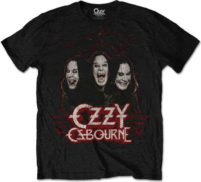 Obrázek produktu pro Ozzy Osbourne Crows & Bars Black M Tričko