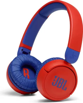 Produktbild von JBL Kinder Wireless On-ear Bluetooth Kopfhörer JR310BT red