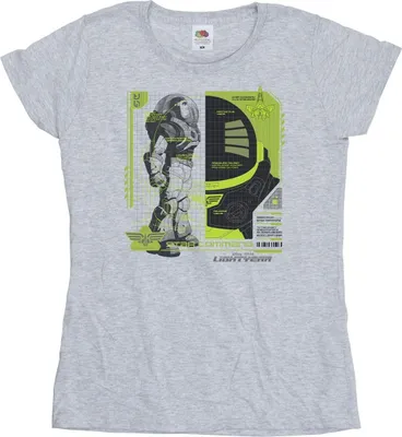 Produktbild von Disney - "Lightyear" T-Shirt für Damen BI28932 (S) (Grau)