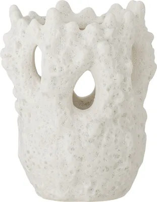 Produktbild von Bloomingville Fianna Vase, Weiá, Steingut