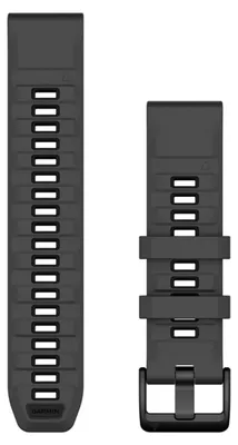 Produktbild von Garmin Quickfit 22 Mm Silikonarmband Silber  Silber One Size