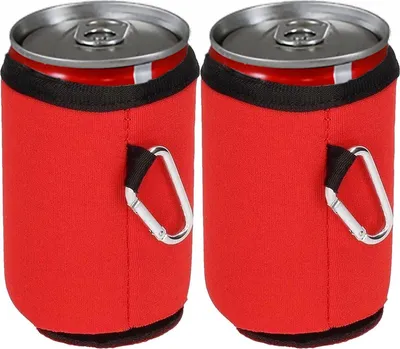 Produktbild von Go Go Gadget – Dosenkühler – Karabiner – Festival – Party – 2er-Set – Rot
