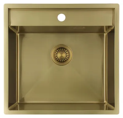 Zdjęcie produktu dla Zlewozmywak kuchenny 51x50 cm, kolor złoty, model Tapwing PLX5150T-60 Pure.Sink