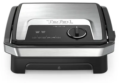 Obrázok produktu pre Tefal Inicio Adjust GC272D10, Čierna, Nerezová oceľ, Obdĺžnikový, Otočné, Rošt, 290 x 260 mm, 1 zone(s)