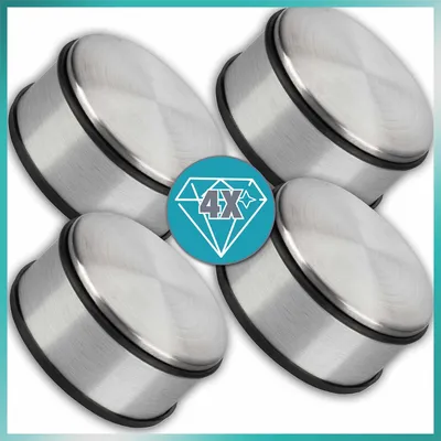 Produktbild von 4 Stück Set - Edelstahl Türstopper