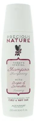 Imagen del producto de Alfaparf Precious Nature Champú para el cabello con extracto de uva y lavanda, 250 ml