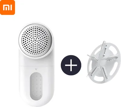 Obrázek produktu pro Sada na odstranění žmolků Xiaomi Mijia, nabíjení přes USB, výdrž 90 minut, nůž 0,35 mm, malý kartáček, ochrana látky, tichý chod, řezačka, látky, holicí strojek na žmolky s řezačkou, náhradní hlavice