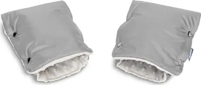 Obrázok produktu pre SENSILLO Rukávnik na kočík 2 ks MINKY GREY
