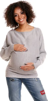Produktbild von PeeKaBoo Umstandspullover für Damen Barcs hellgrau Universal