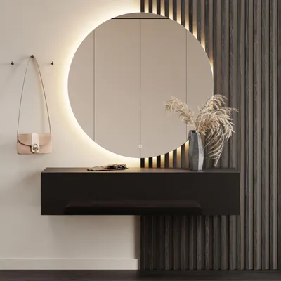 Produktbild von Planetmöbel Flur Möbel Garderobe Hängeschrank 1x 140 cm schwarz, Wandgarderobe hängend oder stehend