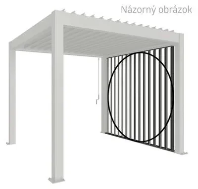 Obrázek produktu pro Boční panel s lamelami 2,5m
