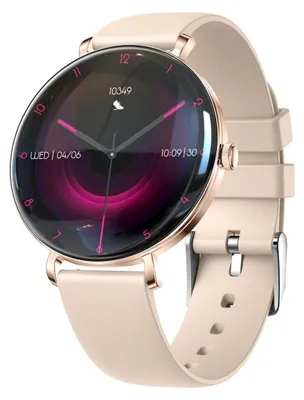 Image de Synerfit Montre connectée Elite AMOLED 1,43" 466x466 - cardio, sommeil, 7 j - Silicone Rose
