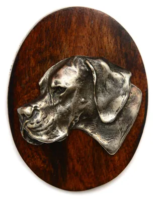 Image de English Pointer, Englischer Pointer - Hundeausstellungsbrosche, Startnummernclip, Hundeanstecker von Art-Dog